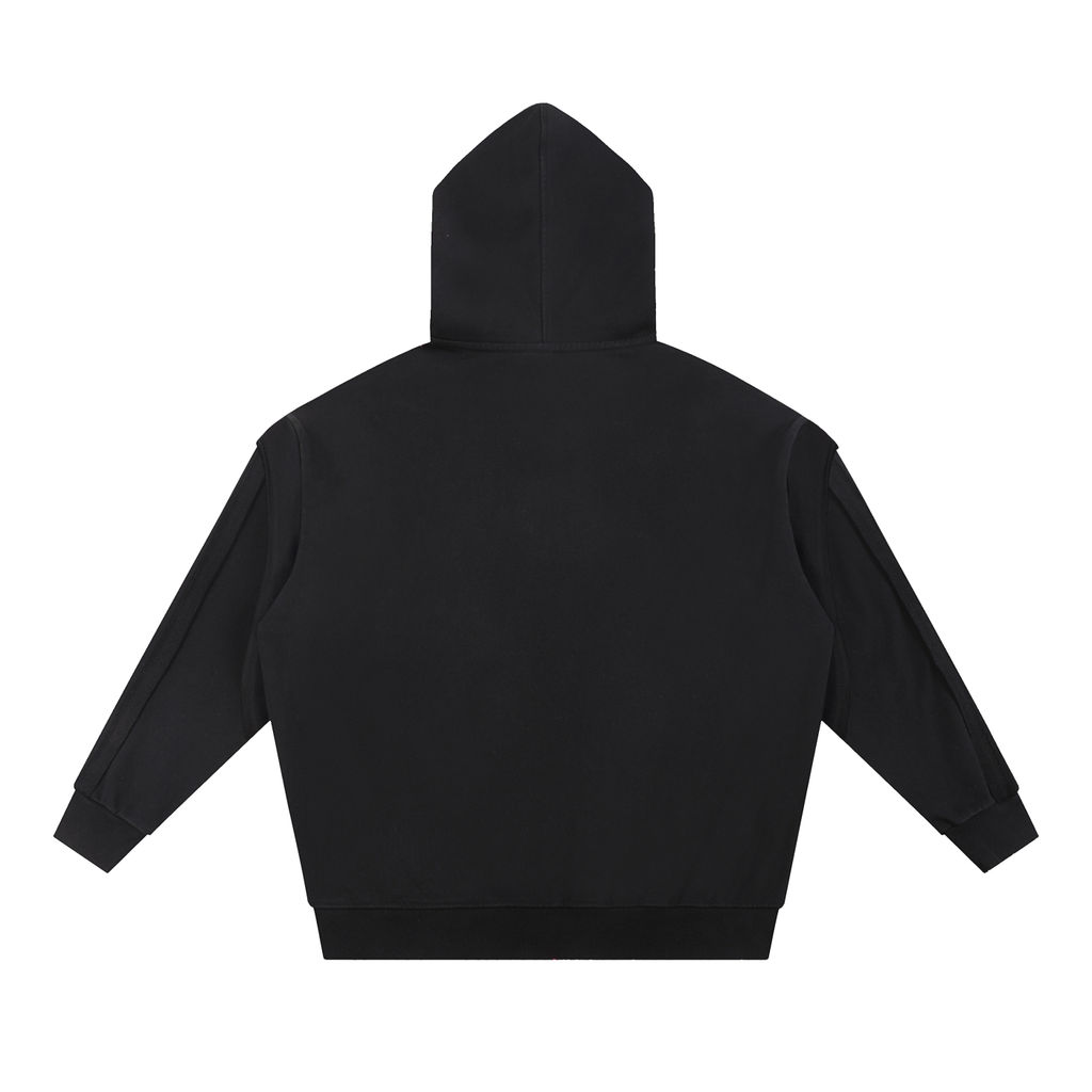 Double Layered Zip Hoodie